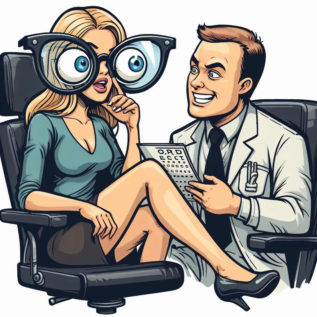 Optometry Jokes Blonde Funny