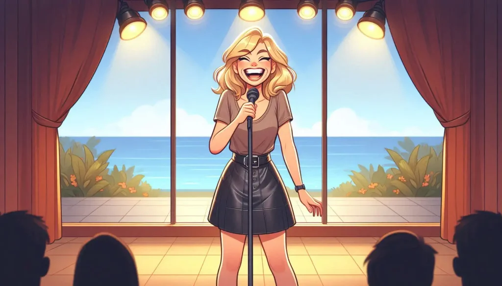 Candice can start a story in the middle and still confuse the beginning.